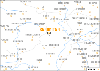 map of Keramítsa