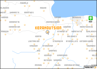 map of Keramoútsion