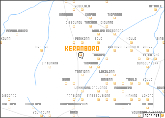 map of Kéranboro