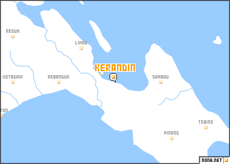 map of Kerandin