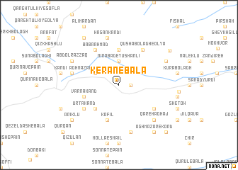 map of Kerān-e Bālā