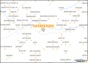 map of Kerān-e Mīānī