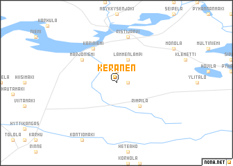map of Keränen
