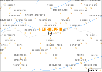 map of Kerān-e Pā\