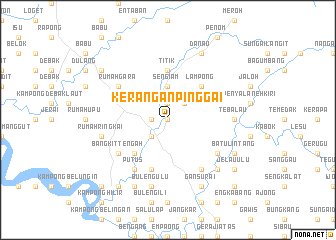 map of Kerangan Pinggai