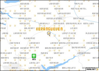 map of Keranguéven