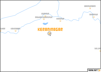 map of Kerāninagar