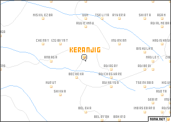 map of Keranjīg