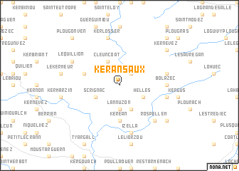 map of Keransaux