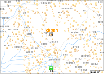 map of Keran