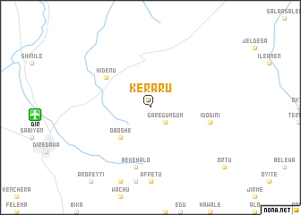 map of Kʼeraru