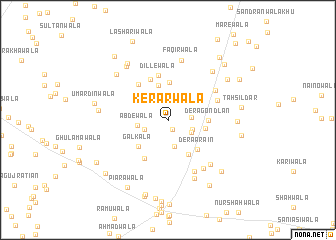 map of Kerārwāla