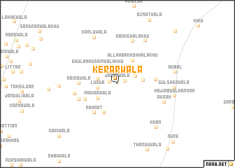 map of Kerārwāla