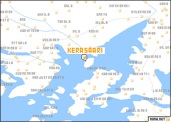 map of Keräsaari