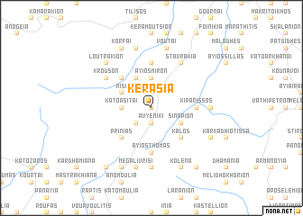 map of Kerásia