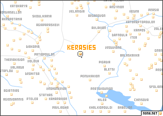 map of Kerasiés