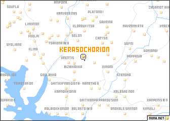 map of Kerasochórion