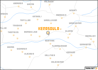 map of Kerasoúla