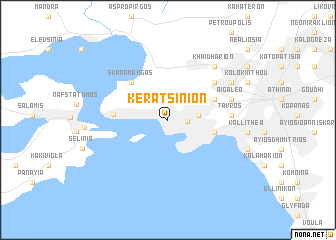 map of Keratsínion