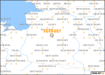 map of Keraudy