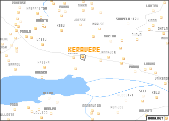 map of Keravere