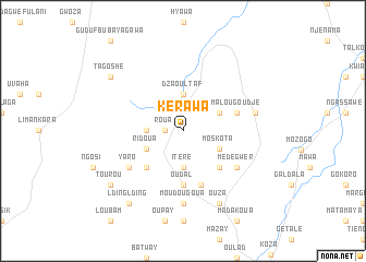 map of Kérawa