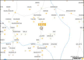 map of Kera