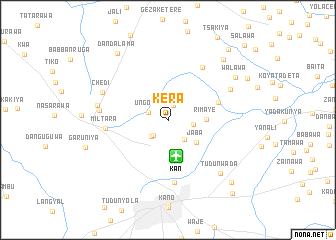 map of Kera