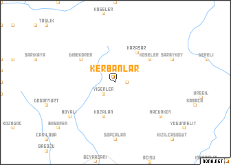 map of Kerbanlar