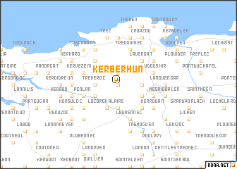 map of Kerberhun