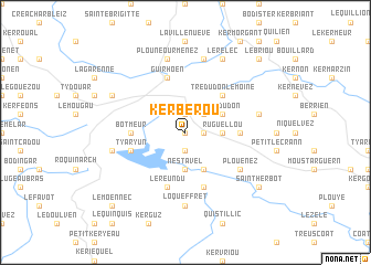 map of Kerbérou