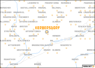 map of Kerbersdorf