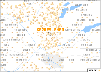 map of Kerbeslehen