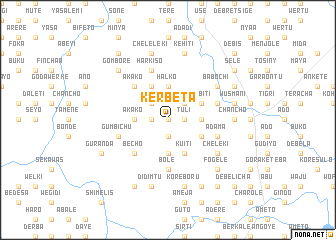 map of Kʼerbeta
