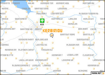 map of Kerbiriou