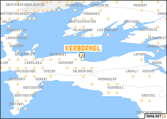 map of Kerborʼhel