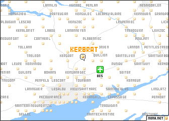 map of Kerbrat