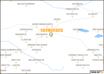 map of Kerbukovo