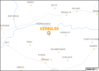 map of Kerbulak