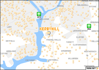 map of Kerby Hill