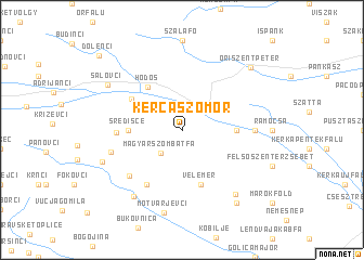 map of Kercaszomor