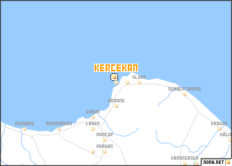 map of Kercekan