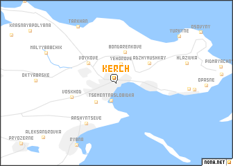 map of Kerch