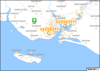 map of Kerderff