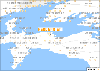 map of Kerderrien