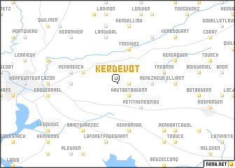 map of Kerdevot