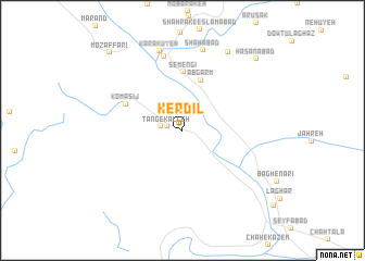 map of Kerdīl