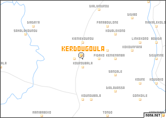 map of Kerdougoula