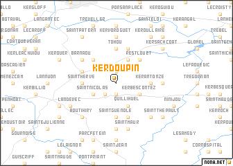 map of Kerdoupin