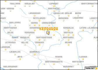 map of Kerdudou